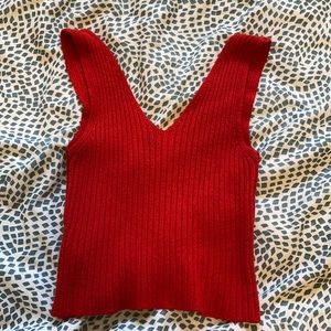 Red Brandy Melville tank tank